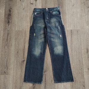 New Vintage Rocawear Men's Baggy Hip Hop Jeans Size 16 Waist 30